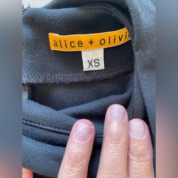 Alice + Olivia Black Dress XS - Picture 9 of 11